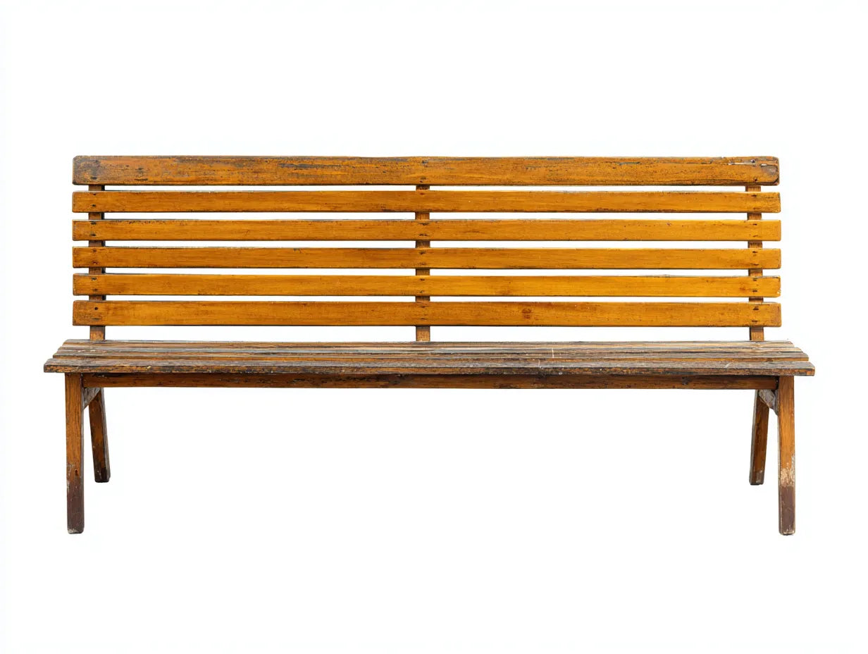 Panca da esterno in legno 150×55×86 cm - marrone - stile rustico a doghe per giardino